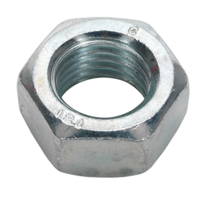 SEALEY - SN20 Steel Nut DIN 934 - M20 Zinc Pack of 10