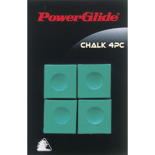 Powerglide Snooker Chalk (4 Pack) Green