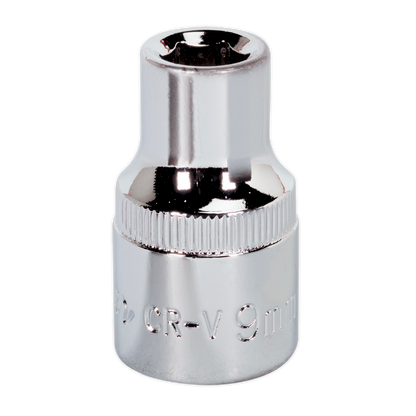 SEALEY - SP1209 WallDrive� Socket 9mm 1/2"Sq Drive Fully Polished