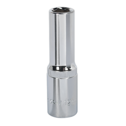 SEALEY - SP1212D WallDrive� Socket 12mm Deep 1/2"Sq Drive Fully Polished