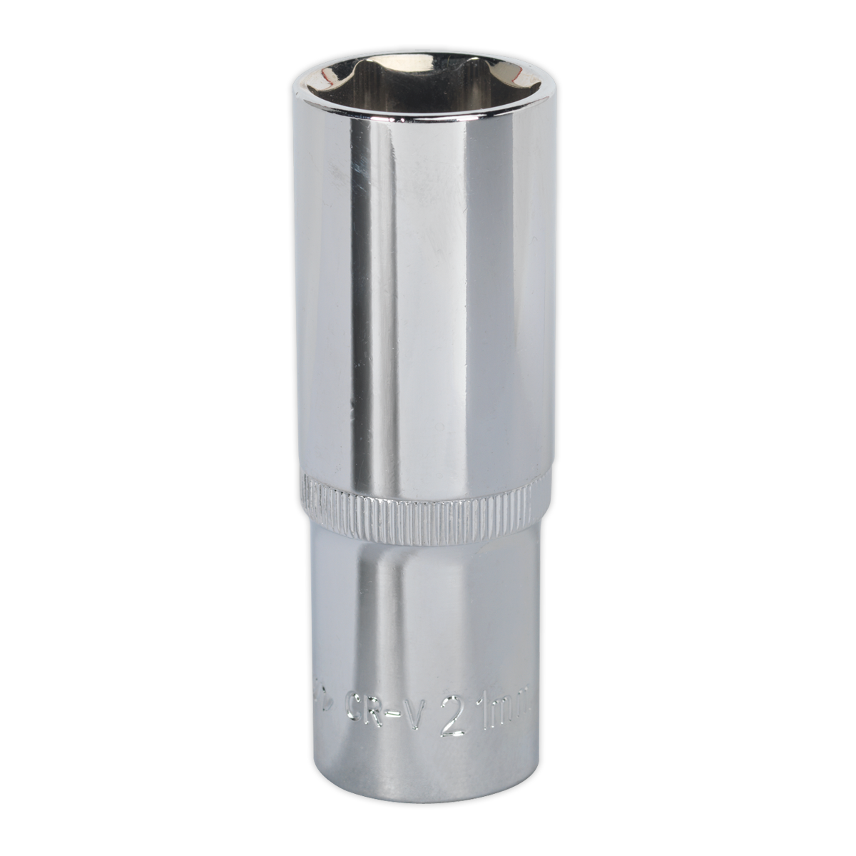 SEALEY - SP1221D WallDrive� Socket 21mm Deep 1/2"Sq Drive Fully Polished