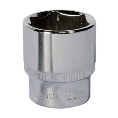 SEALEY - SP1230 WallDrive� Socket 30mm 1/2"Sq Drive Fully Polished