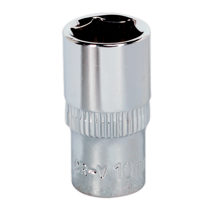 SEALEY - SP1410 WallDrive� Socket 10mm 1/4"Sq Drive Fully Polished