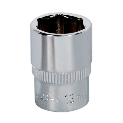 SEALEY - SP1413 WallDrive� Socket 13mm 1/4"Sq Drive Fully Polished