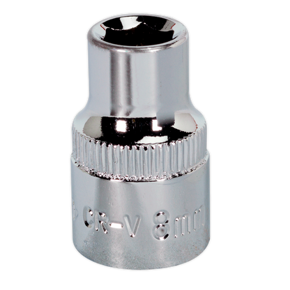 SEALEY - SP3808 WallDrive� Socket 8mm 3/8"Sq Drive Fully Polished