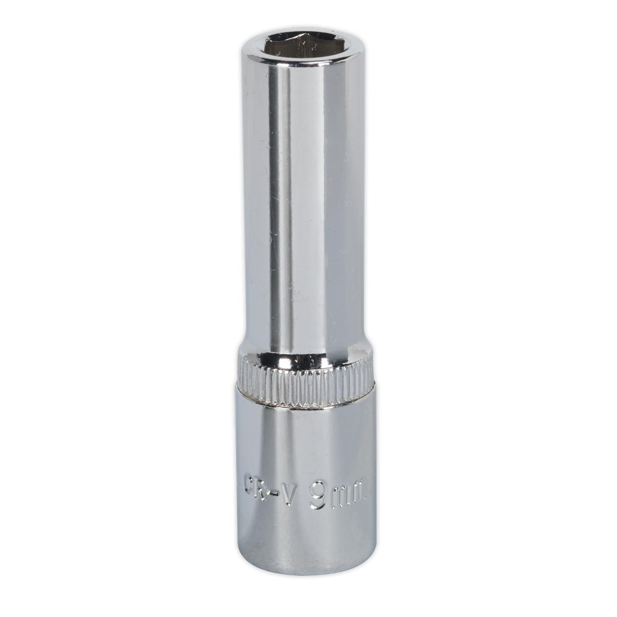 SEALEY - SP3809D WallDrive� Socket 9mm Deep 3/8"Sq Drive Fully Polished