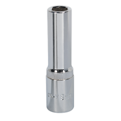 SEALEY - SP3809D WallDrive� Socket 9mm Deep 3/8"Sq Drive Fully Polished