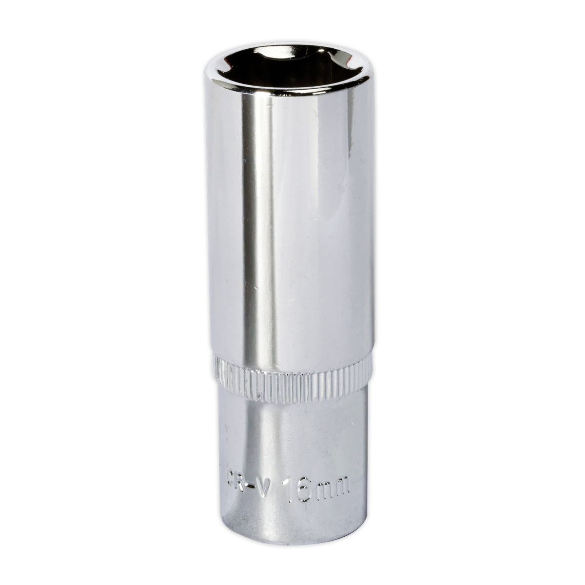 SEALEY - SP3816D WallDrive� Socket 16mm Deep 3/8"Sq Drive Fully Polished