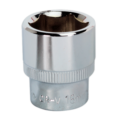 SEALEY - SP3818 WallDrive� Socket 18mm 3/8"Sq Drive Fully Polished