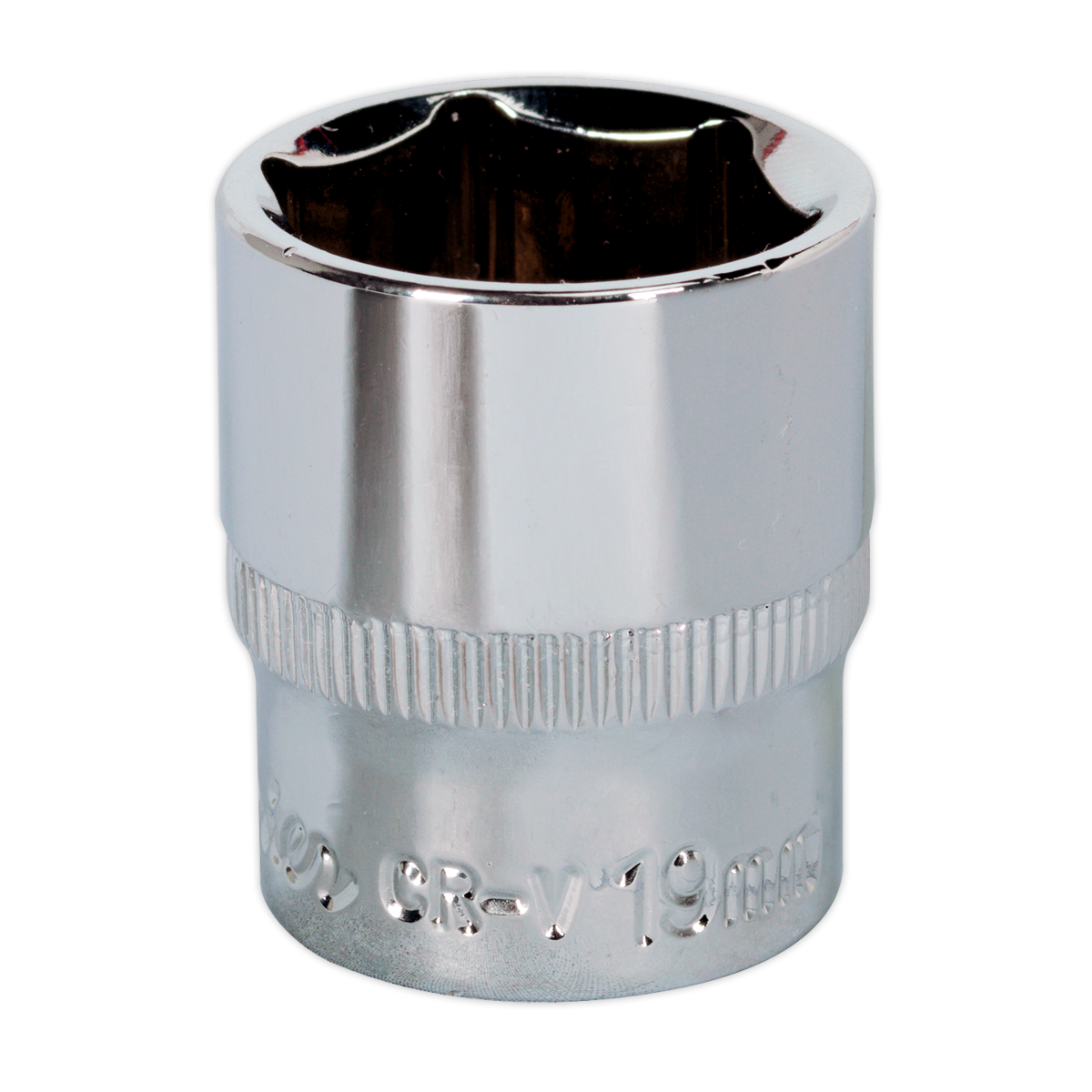 SEALEY - SP3819 WallDrive� Socket 19mm 3/8"Sq Drive Fully Polished