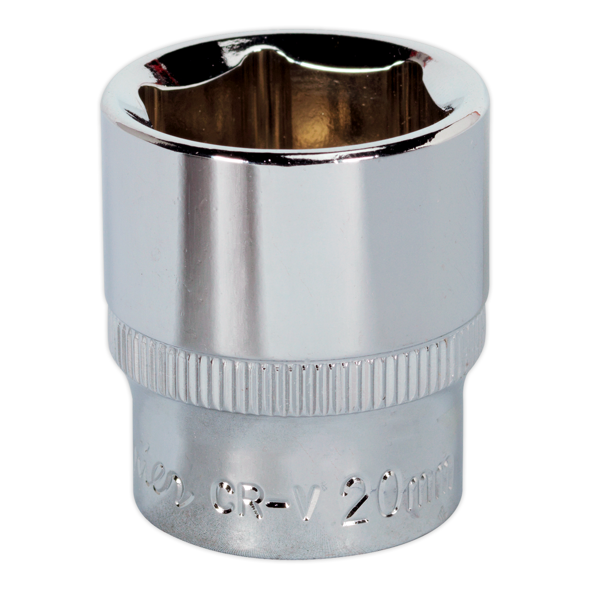 SEALEY - SP3820 WallDrive� Socket 20mm 3/8"Sq Drive Fully Polished