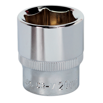 SEALEY - SP3820 WallDrive� Socket 20mm 3/8"Sq Drive Fully Polished