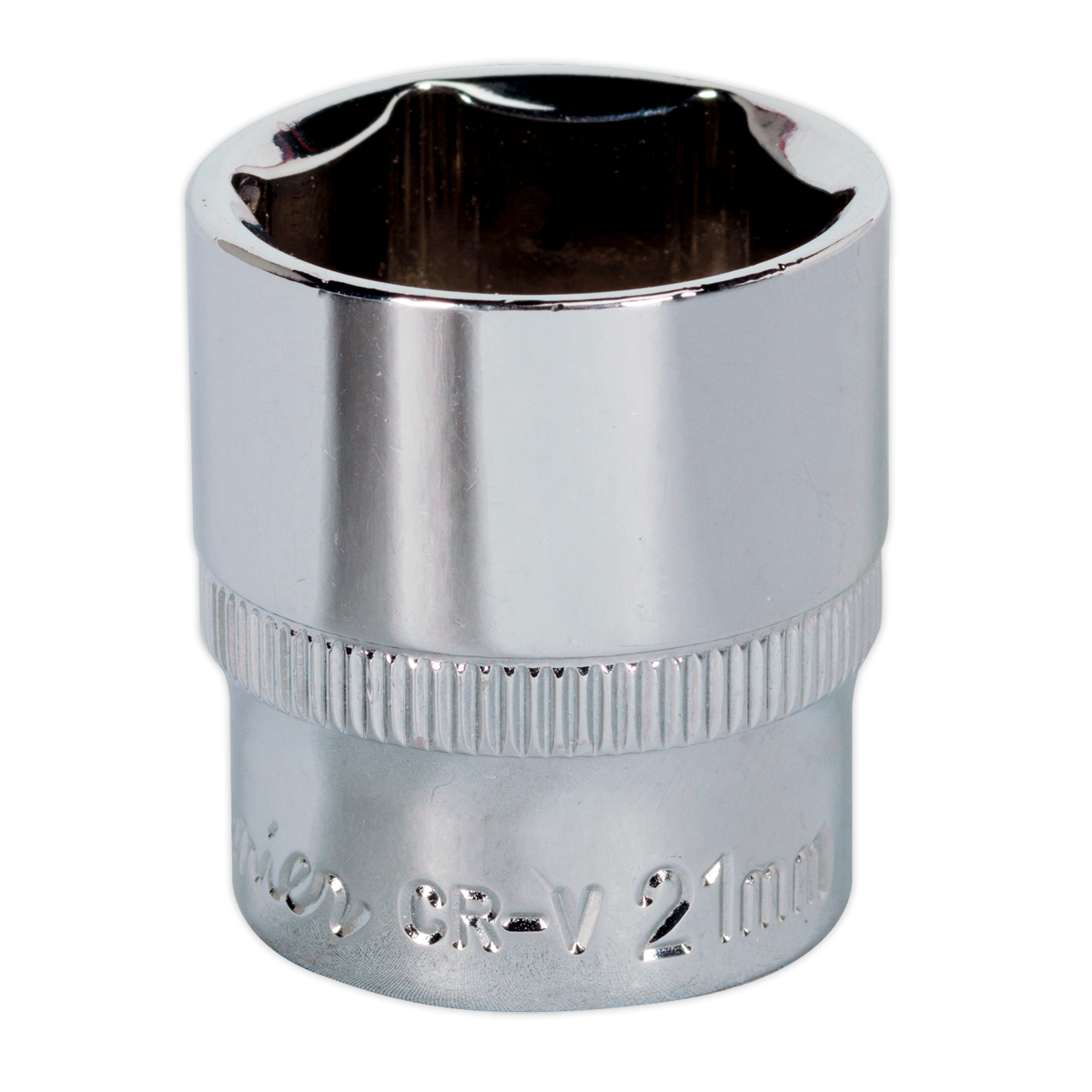 SEALEY - SP3821 WallDrive� Socket 21mm 3/8"Sq Drive Fully Polished
