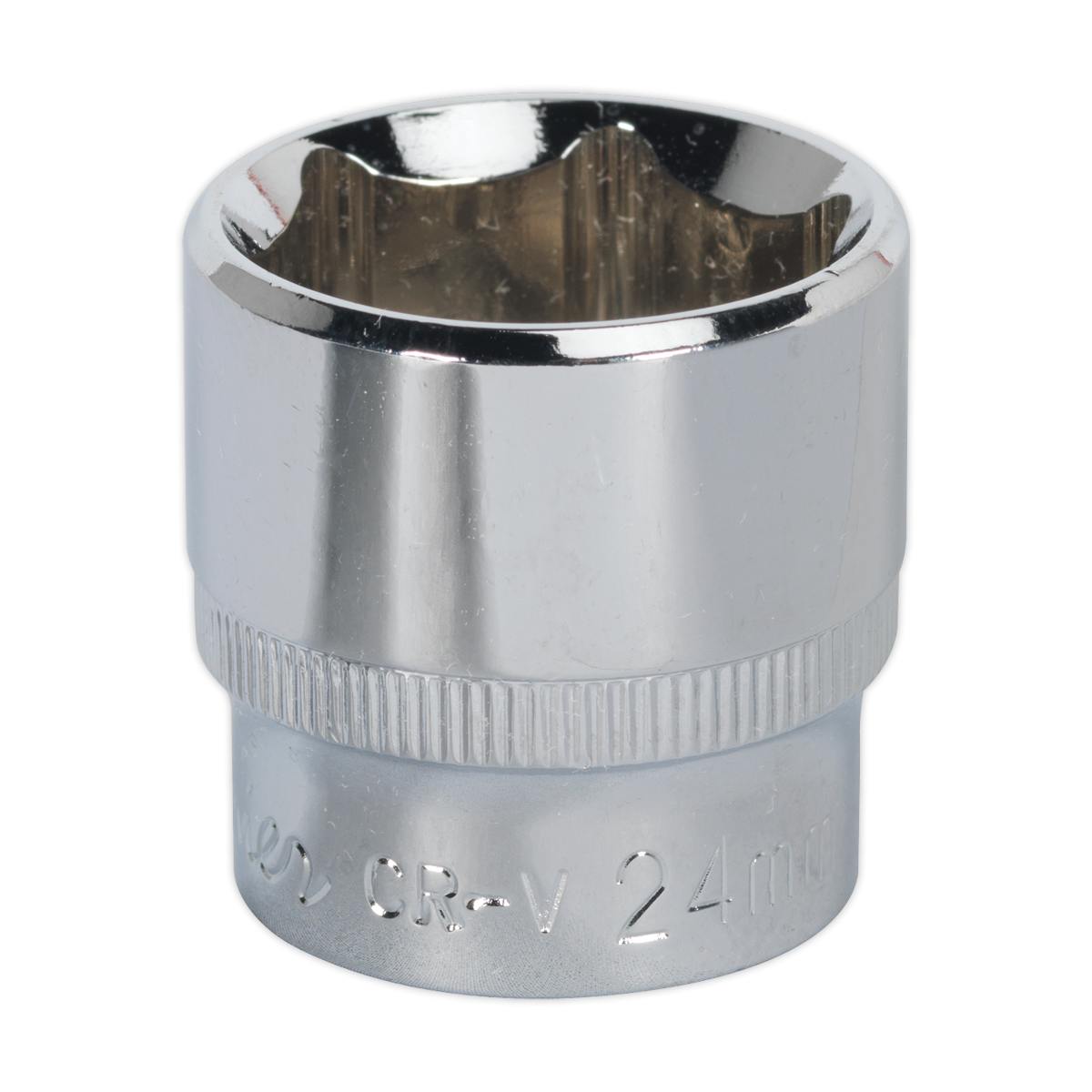 SEALEY - SP3824 WallDrive� Socket 24mm 3/8"Sq Drive Fully Polished