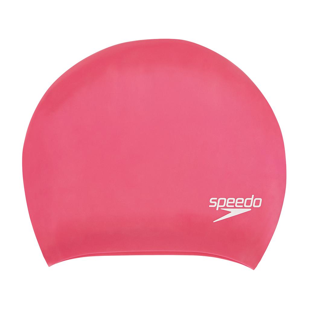 Speedo Long Hair Silicone Cap Pink Adult