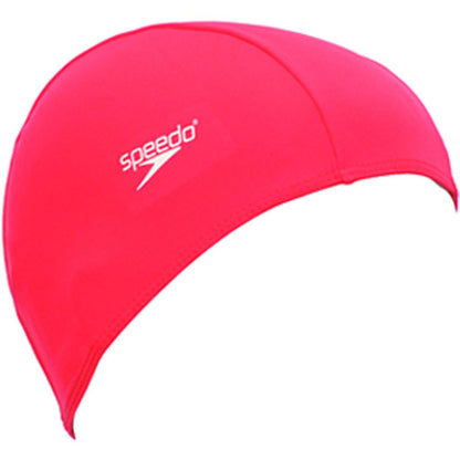 Speedo Polyester Caps Red Adult