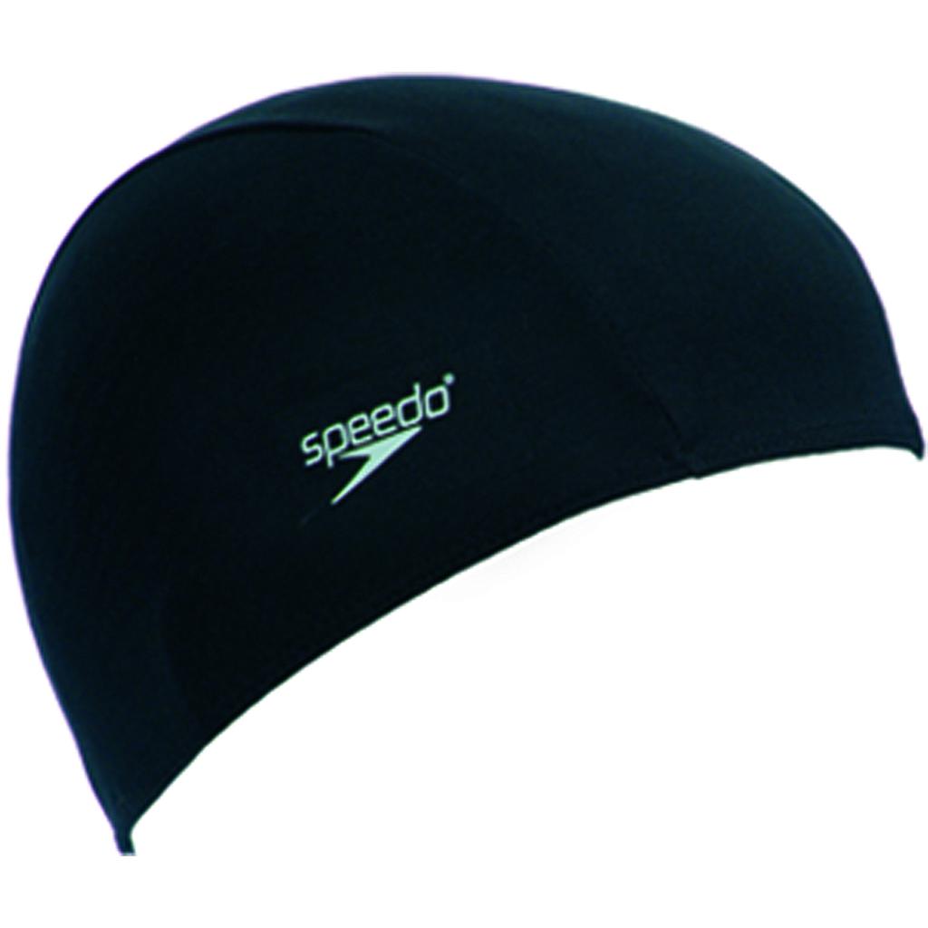 Speedo Polyester Caps Black Junior