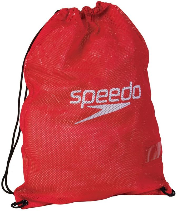 Speedo Equipment Mesh Wet Kit Bag Red