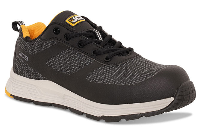 JCB WORKWEAR SPARK TRAINERS S3 SRC BLACK | ALL SIZES