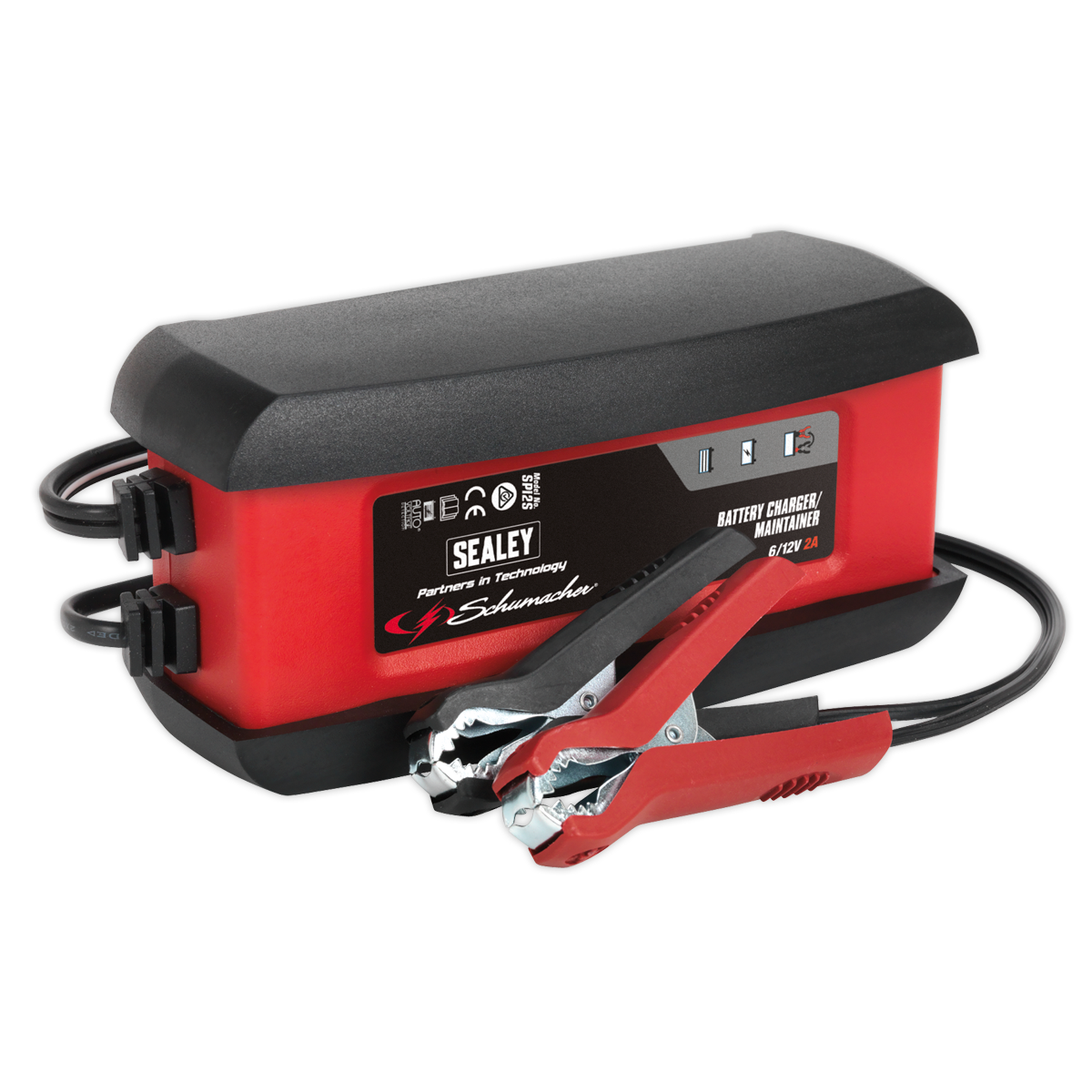SEALEY - SPI2S Schumacher� Intelligent Speed Charge Battery Charger 2Amp 6/12V