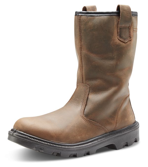 BEESWIFT SHERPA DUAL DENSITY PU RUBBER RIGGER BOOT BROWN 07