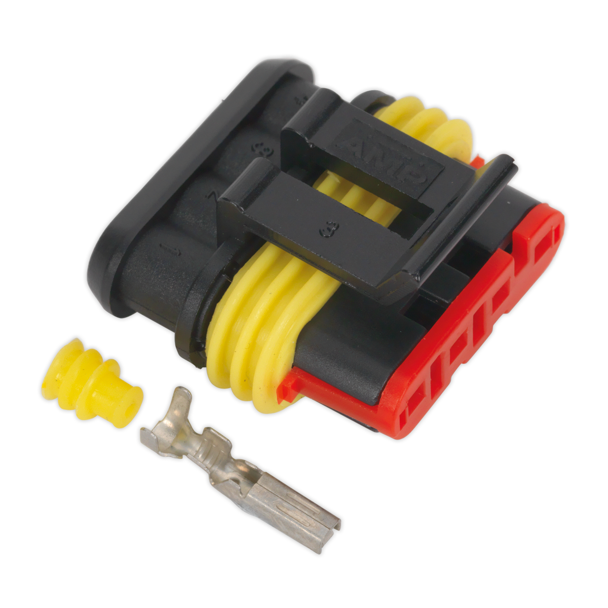 SEALEY - SSC4F Superseal Female Connector 4-Way Pack of 3