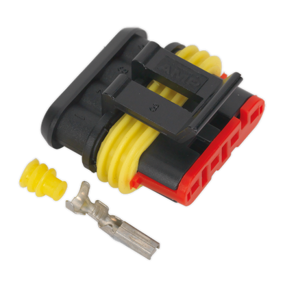 SEALEY - SSC4F Superseal Female Connector 4-Way Pack of 3