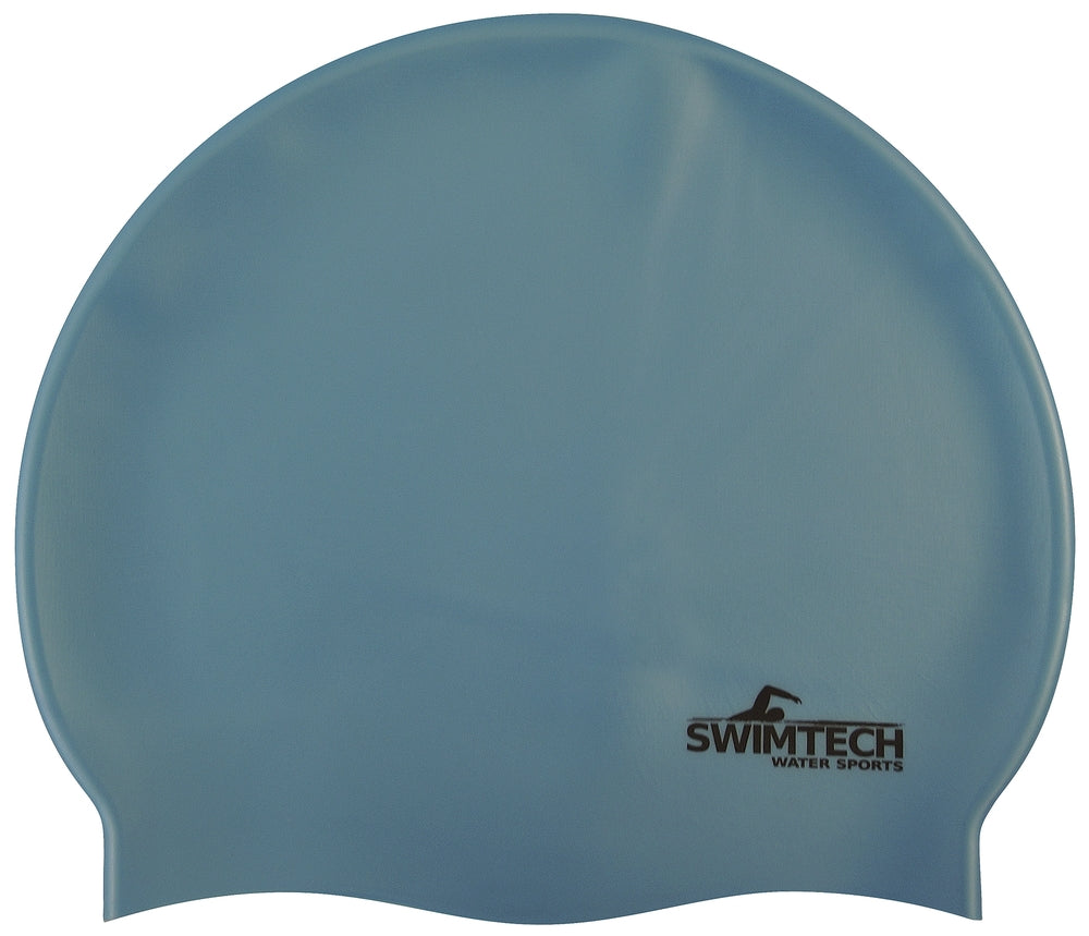 SwimTech Silicone Swim Cap Sky