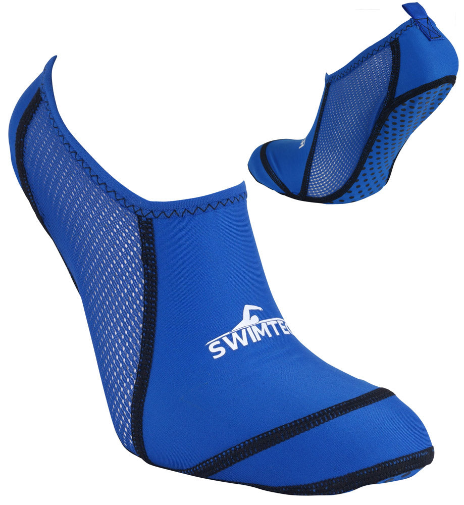 SwimTech Pool Socks Junior Blue J10-13