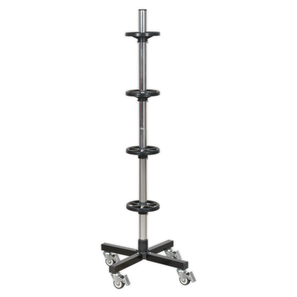 SEALEY - STR004 Wheel Storage Trolley 100kg Capacity