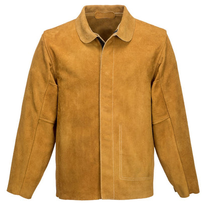 Portwest SW34TARXXL -  sz 2XL Leather Welding Jacket - Tan