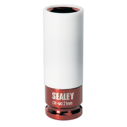 SEALEY - SX03021 Alloy Wheel Impact Socket 21mm 1/2"Sq Drive