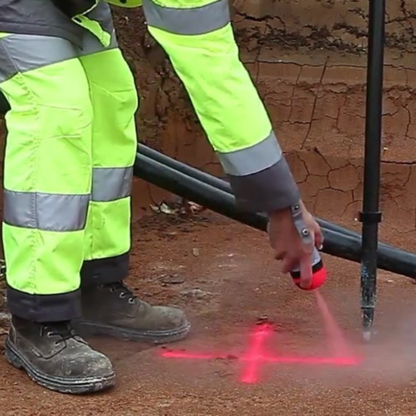 Soppec 500ml Fluorescent FLUO TP Temporary Marking Spray