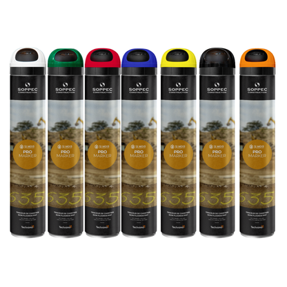 Soppec Promarker Aerosol Line Marking Spray Paint with Safety Cap 750ml