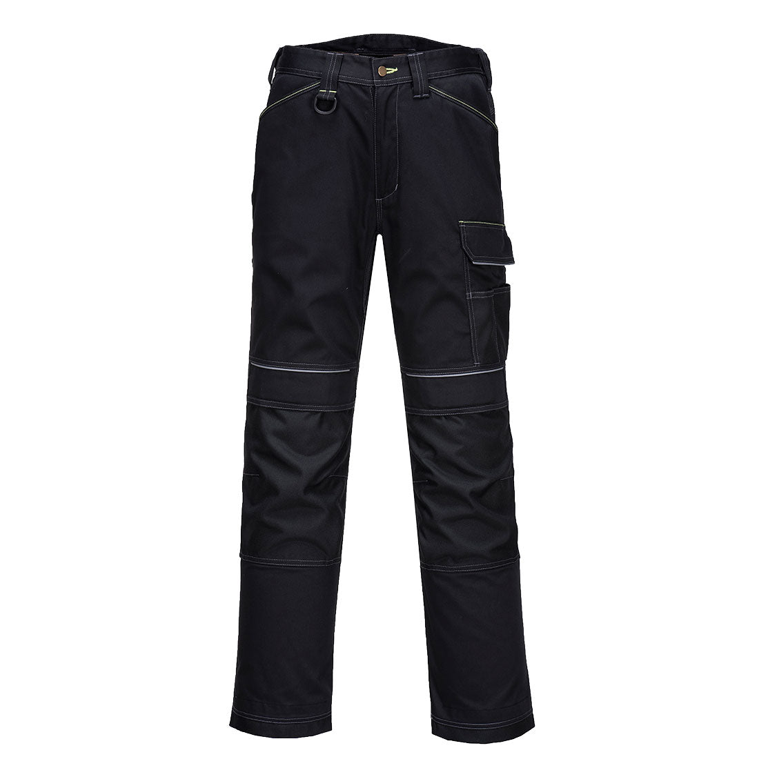 Portwest T601 - Black  42 Regular PW3 Work Trousers Combat Cargo Pants