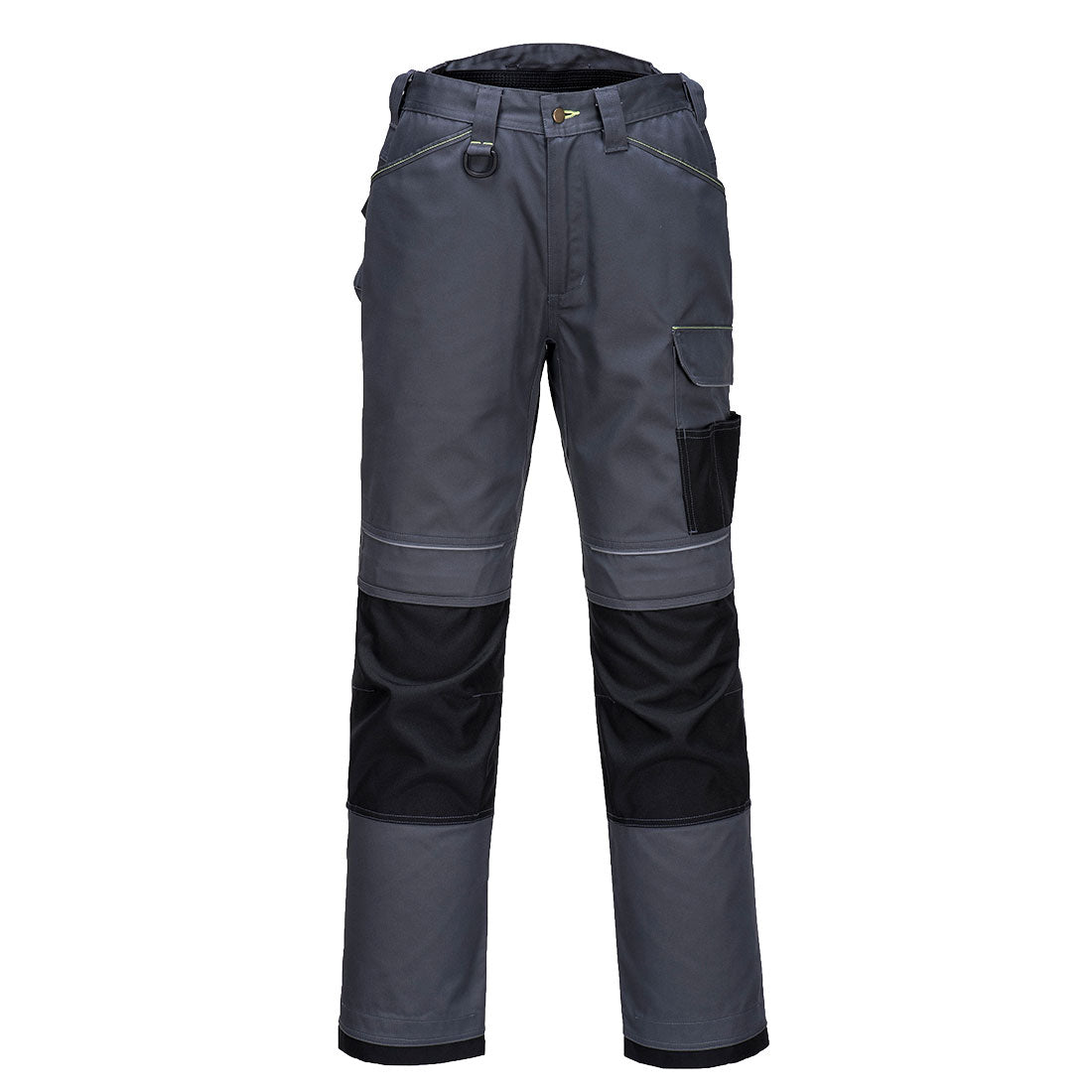 Portwest T601 - Grey/Black  41 Regular PW3 Work Trousers Combat Cargo Pants
