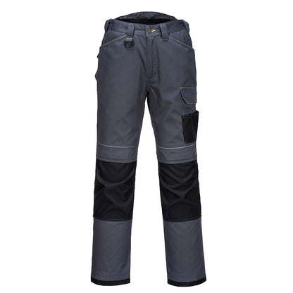 Portwest T601 - Grey/Black  41 Regular PW3 Work Trousers Combat Cargo Pants
