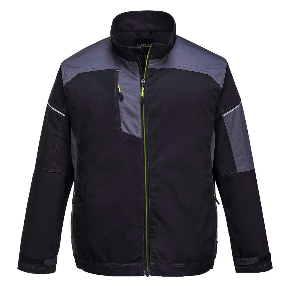 Portwest T603BZRM -  sz M PW3 Work Jacket - Black/Zoom Grey