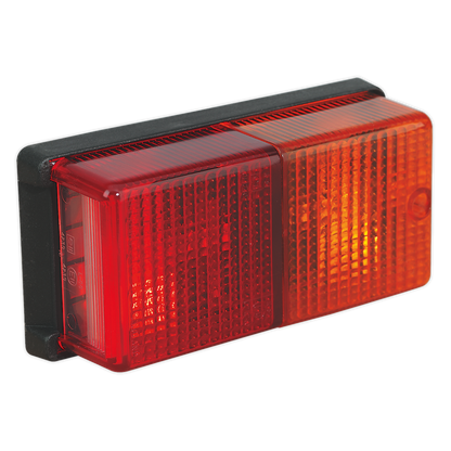 SEALEY - TB19 Rear Rectangular Lamp Cluster 4-Function 12V with Bulbs