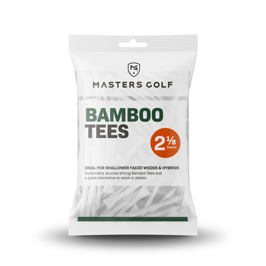 Masters Bamboo Tees (Bag of 25) - 2 1/8" - White