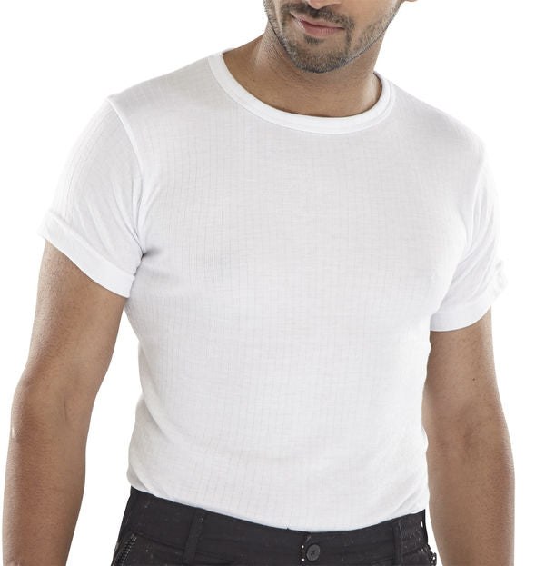 BEESWIFT THEMAL VEST SHORT SLEEVE WHITE XXXL