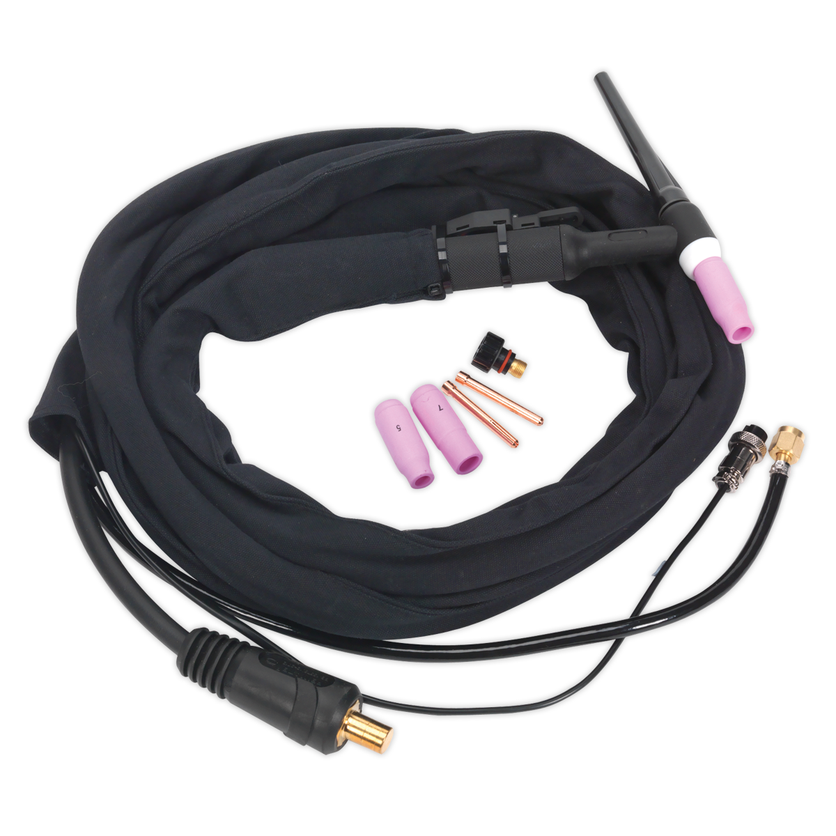 SEALEY - TIG12S Inverter TIG Welding Torch 25mm² with Push-Button