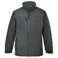 Portwest TK50 Grey Sz L Softshell Jacket Microfleece Coat Waterproof Breathable Work