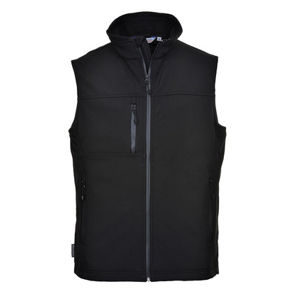 Portwest TK51BKRXL -  sz XL Softshell Bodywarmer (3L) - Black
