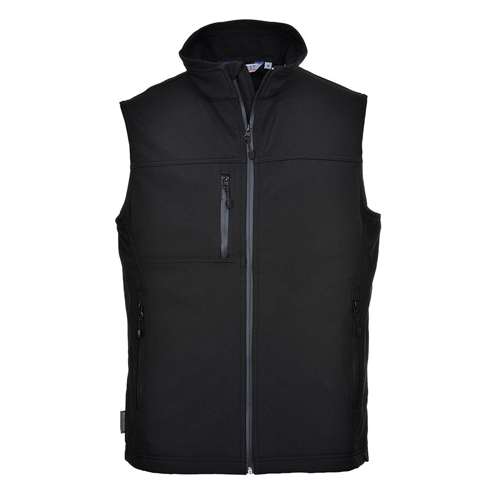 Portwest TK51BKRM -  sz M Softshell Bodywarmer (3L) - Black