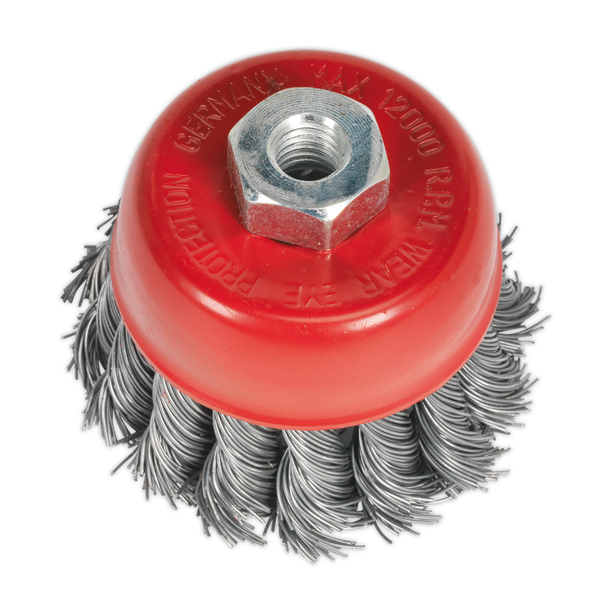 SEALEY - TKCB652 Twist Knot Wire Cup Brush �65mm M10 x 1.25mm