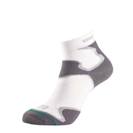 1000 Mile Fusion Sock Ladies White/Grey Medium