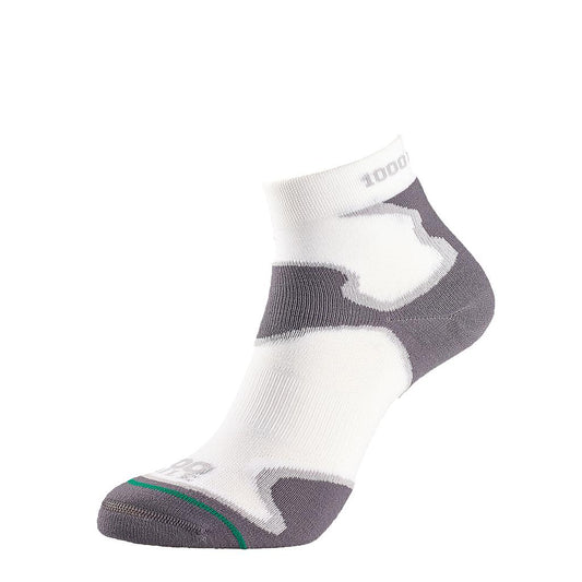 1000 Mile Fusion Sock Mens White/Grey Medium