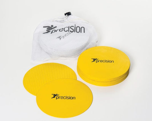 Precision Round Rubber Marker Discs (Set of 20) Yellow Large