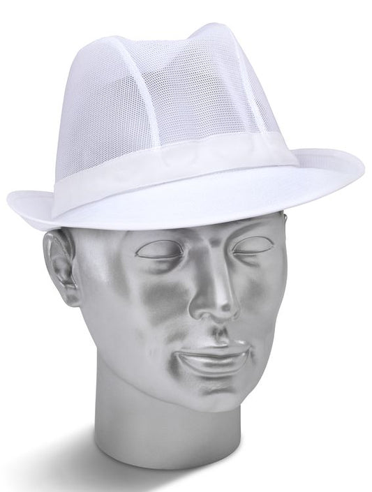 BEESWIFT DISPOASBLE TRILBY HAT WHITE L